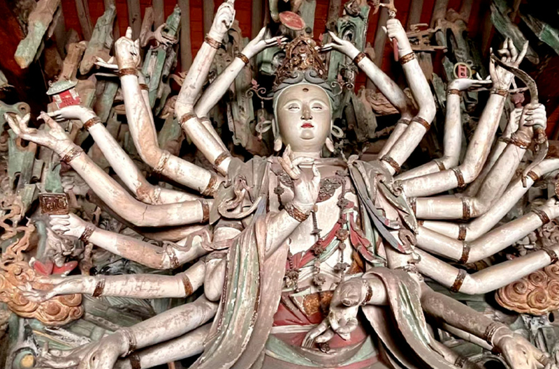 Shuanglin Temple in Pingyao images