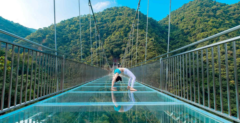 zhangjia glass bridge images