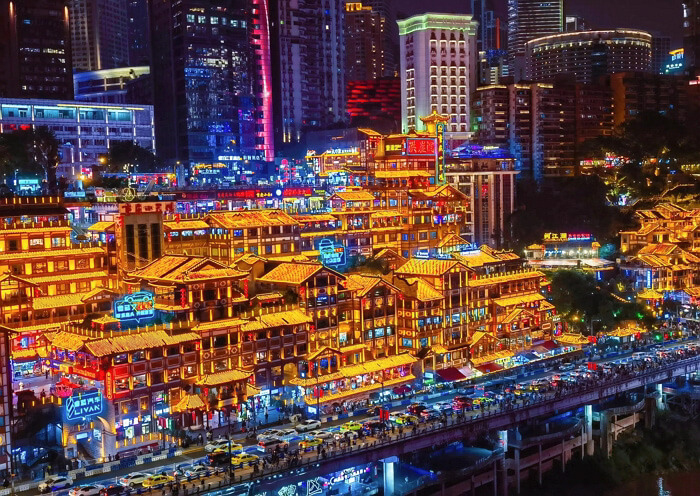 chongqing hongya cave images