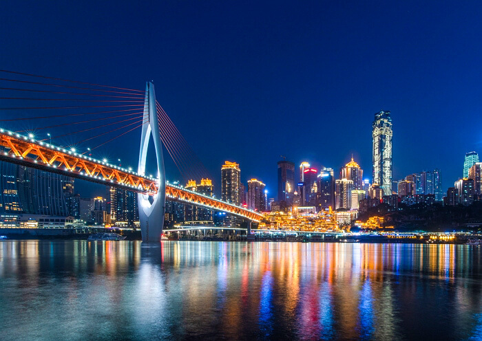 qiansimen bridge in chongqing images