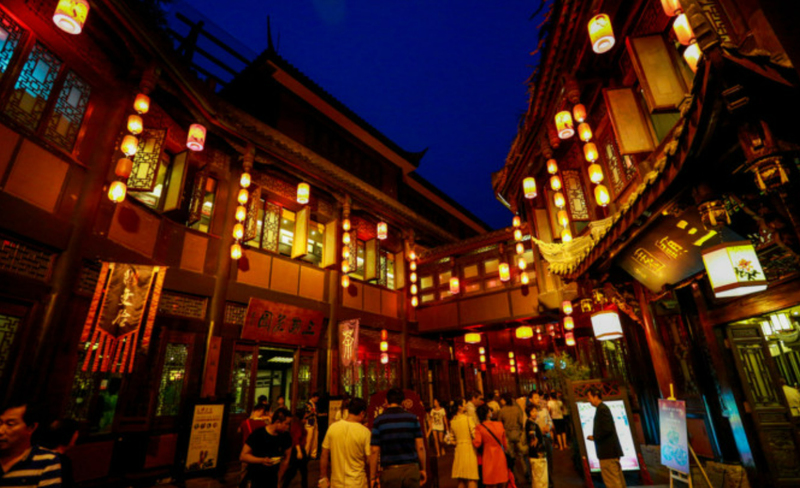 jinli street in chengdu images