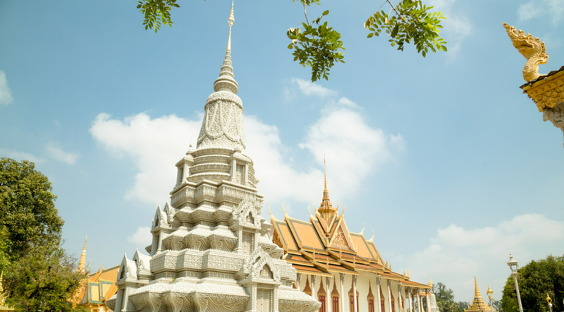 silver pagoda in cambodia images