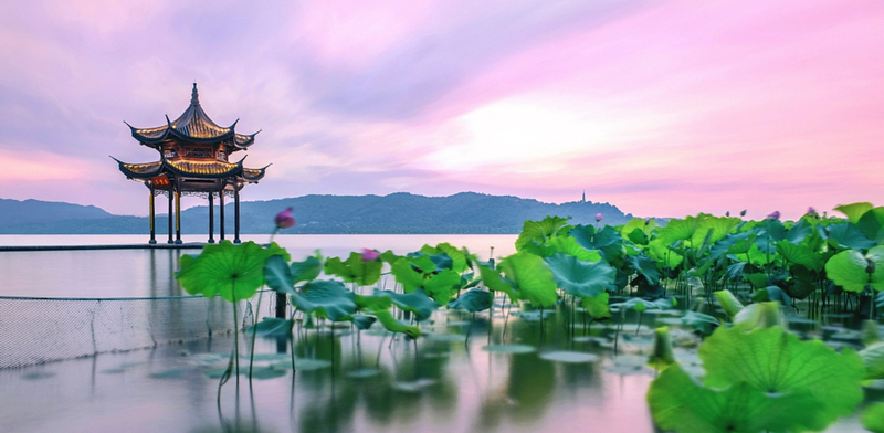 west lake of hangzhou images