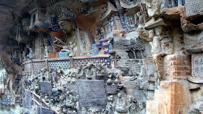 Dazu Rock Carvings images