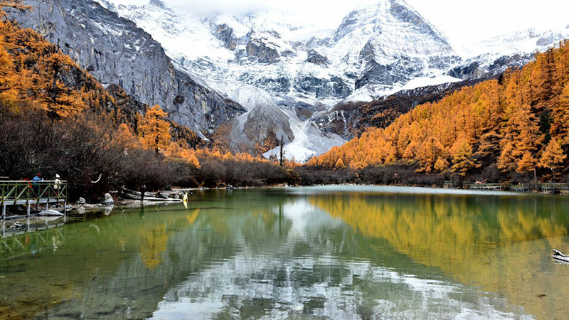 Yading Pearl Lake images